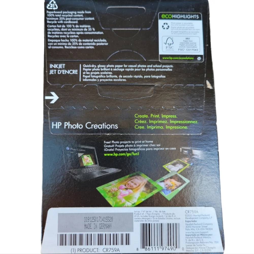 New! Photo Paper Glossy